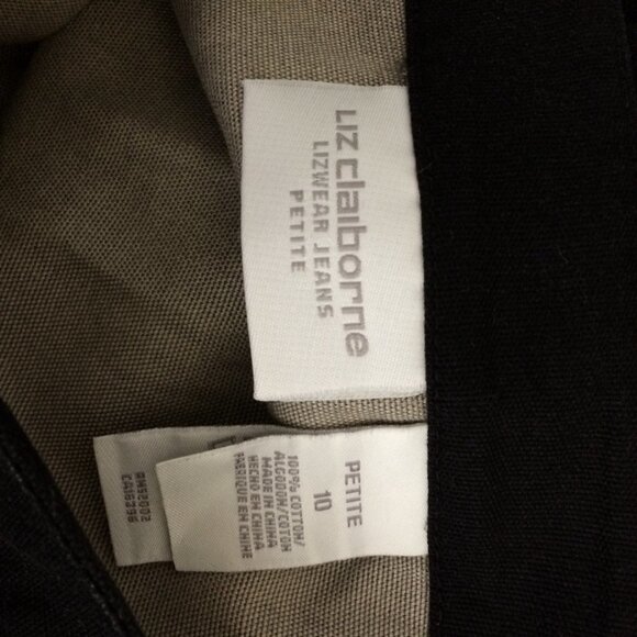 Liz Clairborne 100% Cotton Summer Skirt Brown Foliage Silhouette Pattern 1oP - Picture 4 of 4